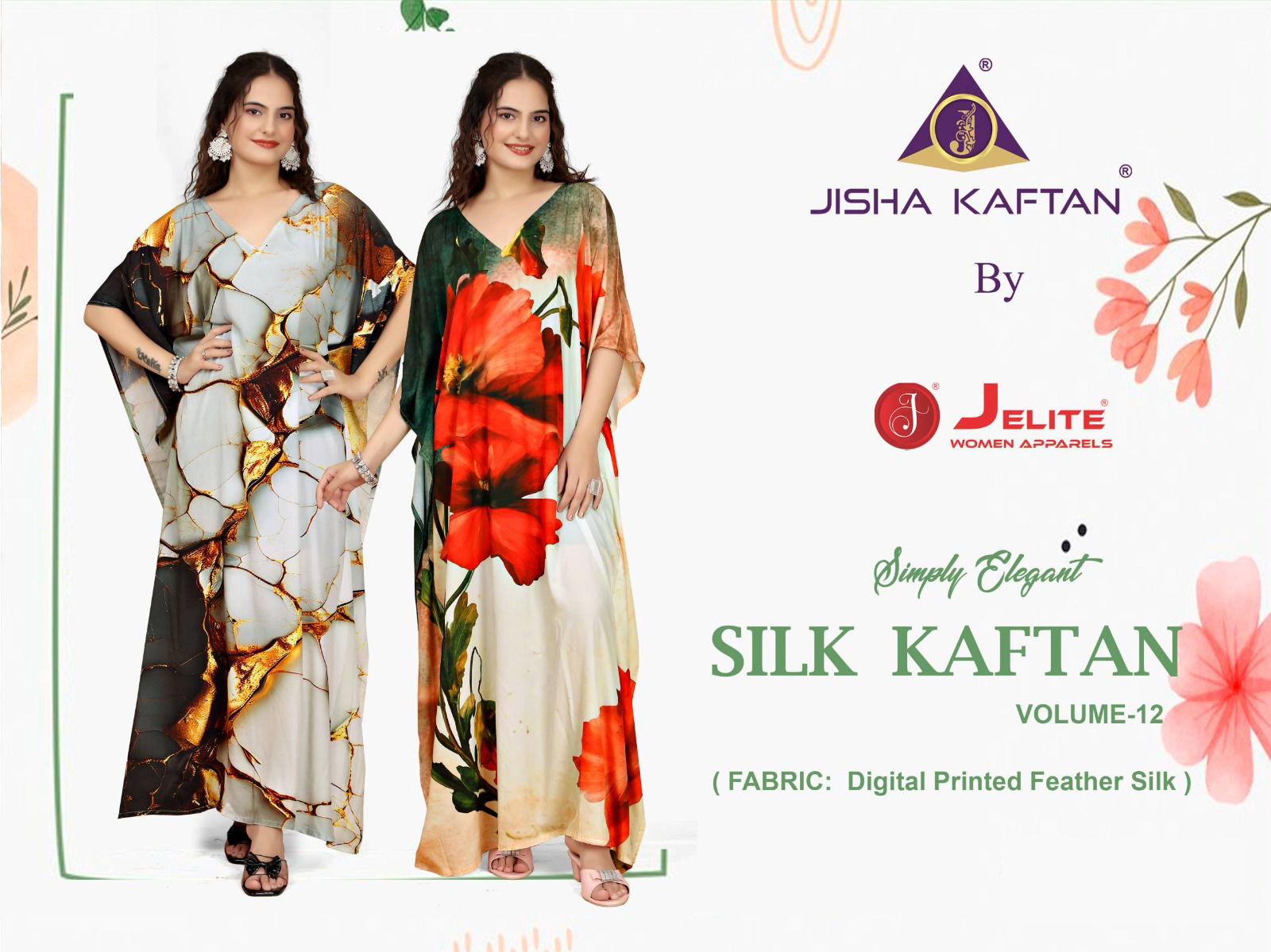 Silk Kaftan Vol 12 By Jelite Daily Wear Silk Printed Kaftan Wholesale In India